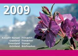 Grønland årsmappe 2009 Pålydende værdi 376,25 kr