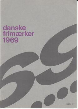 1969 (plastomslag) ÅRSMAPPE DANMARK, sjælden derfor højere pris.