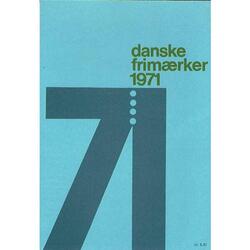1971 ÅRSMAPPE DANMARK,