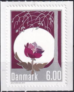 AFA 1756a fra frimærkehæfte STEMPLET DANMARK