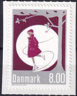 AFA 1757a fra frimærkehæfte STEMPLET DANMARK
