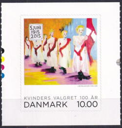 AFA 1832 10 kr. Kvinders valgret POSTFRISK DANMARK
