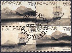 AFA 588-89 4-BLOK Stemplet Færøerne