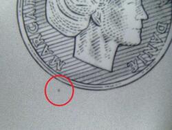 AFA 1814x 7 kr. Fortjensmedalje POSTFRISK DANMARK, sort plet unde ordenen.