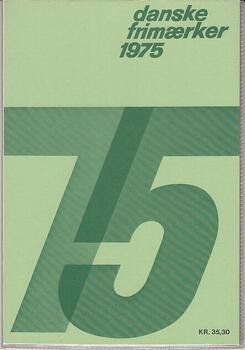 1975 ÅRSMAPPE DANMARK PÅLYDENDE 35,30 KR