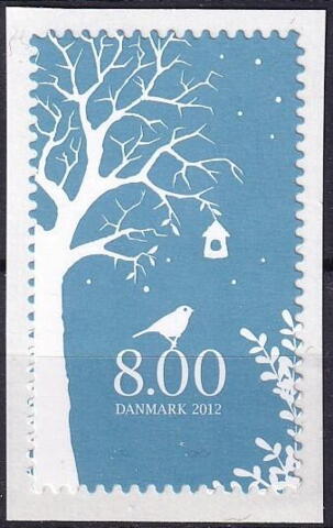 AFA 1722a fra frimærkehæfte STEMPLET DANMARK