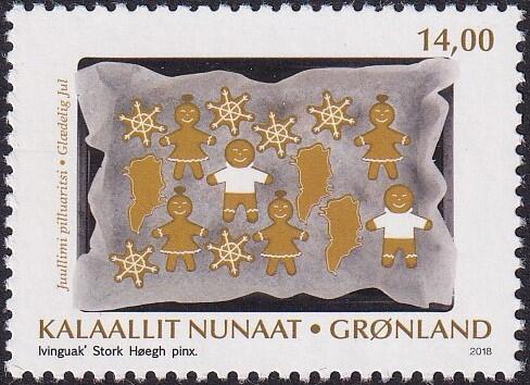 AFA 807 Postfrisk Grønland