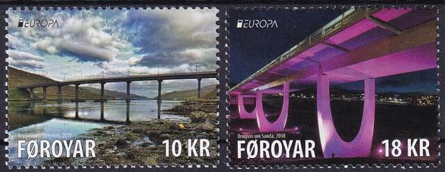 AFA 914-15 Komplet sæt Postfrisk Færøerne