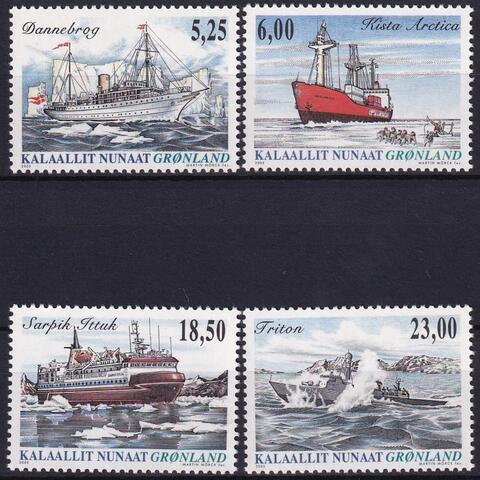 AFA 449-452 KOMPLET SÆT GRØNLAND POSTFRISK