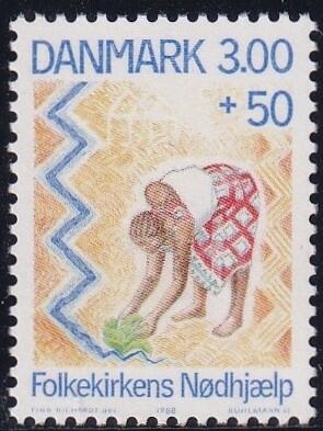 AFA 907 DANMARK STEMPLET