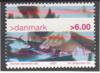 AFA 1289x VARIANT - RØD PLET I VENSTRE MARGIN UD FOR DANMARK NR. 10 I ARKET, DANMARK POSTFRISK