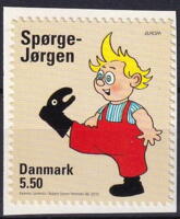 AFA 1628aE takket 13½ Fra frimærkehæfte STEMPLET DANMARK