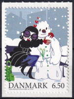AFA 1637aE Fra frimærkehæfte STEMPLET DANMARK