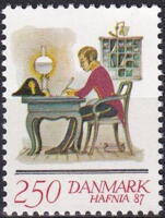 AFA 869b DANMARK STEMPLET