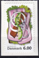 AFA 1702a fra frimærkehæfte STEMPLET DANMARK