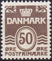 AFA 571 DANMARK STEMPLET