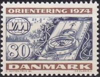 AFA 576 DANMARK STEMPLET