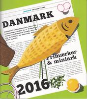 2016 ÅRSMAPPE DANMARK (POSTPRIS 489 kr)