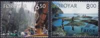 AFA 489-90 KOMPLET SÆT STEMPLET FÆRØERNE (BILLEDEKSEMPLAR)