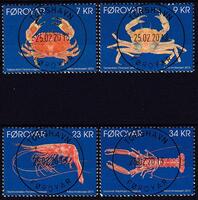 AFA 774-77 KOMPLET SÆT PRAGTSTEMPLET FÆRØERNE