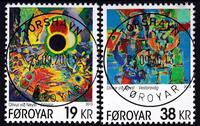 AFA 787-88 KOMPLET SÆT PRAGTSTEMPLET FÆRØERNE