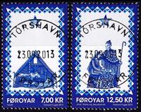 AFA 789-90 KOMPLET SÆT PRAGTSTEMPLET FÆRØERNE