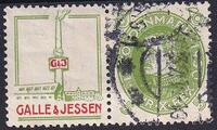 AFA Rk42 5 øre grøn Chr. X. Galle & Jessen (Copy 1)