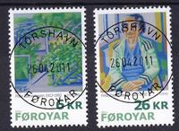 AFA 723-24 Komplet sæt  PRAGTSTEMPLET FÆRØERNE