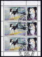 AFA 254-55 6-BLOK PRAGTSTEMPLET FÆRØERNE