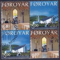 AFA 426-27 4-BLOK STEMPLET FÆRØERNE