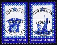 AFA 816-17 KOMPLET SÆT FÆRØERNE PRAGTSTEMPLET