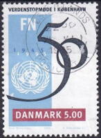 AFA 1085y DANMARK STEMPLET VARIANT SORT PLET OVER FØRSTE 0 I 5.00