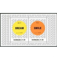 AFA 1934A MINIARK 54 KR Yoko Uno  STEMPLET DANMARK