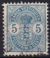 AFA 17 DANSK VESTINDIEN STEMPLET